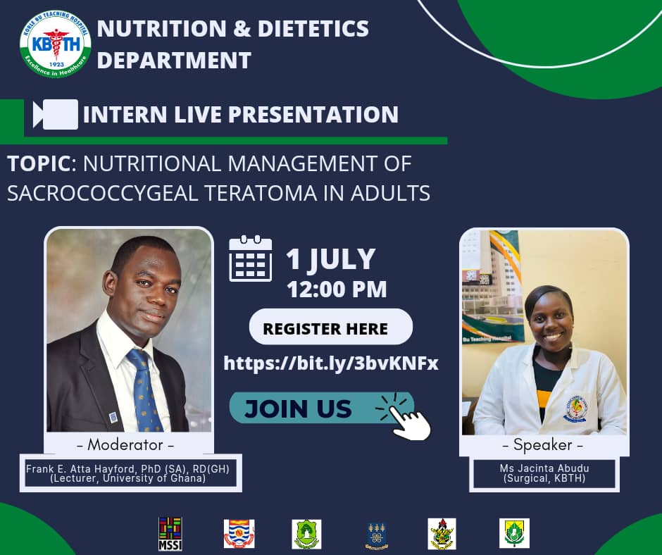 Intern Live Presentation : Nutritional Management of Sacrococcygeal ...