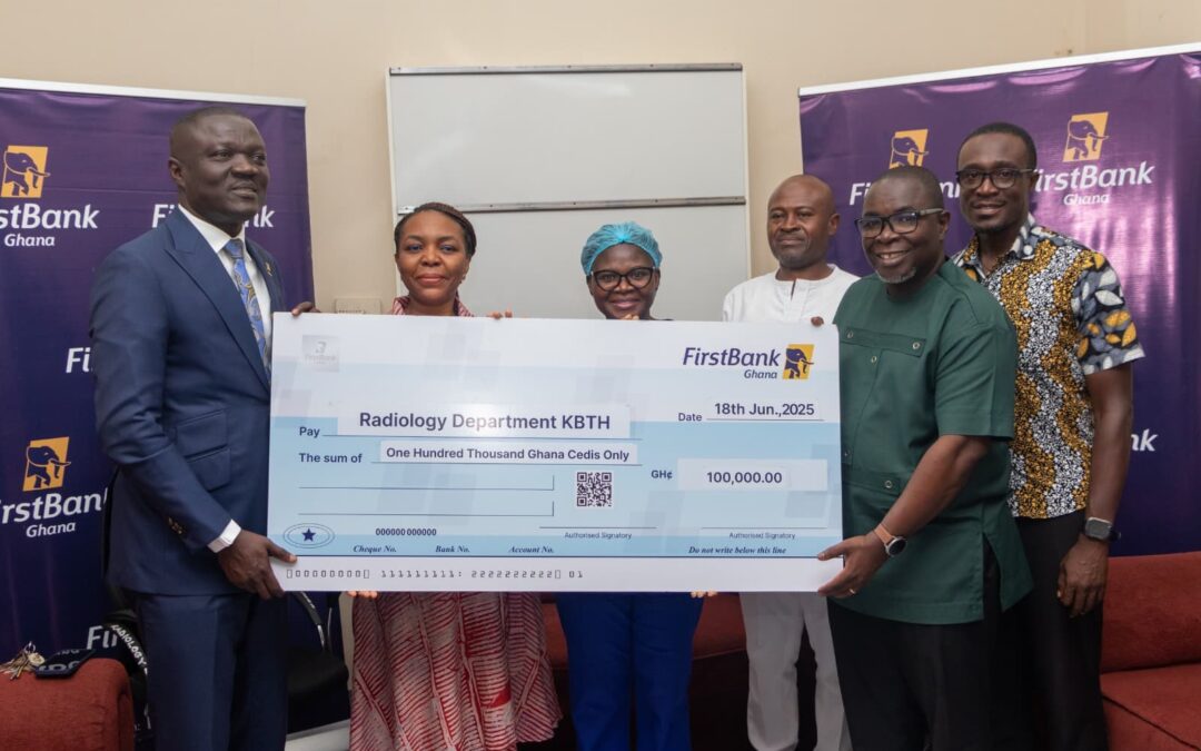 FBN Bank Donates GH₵100,000 to Korle Bu’s Radiology Department