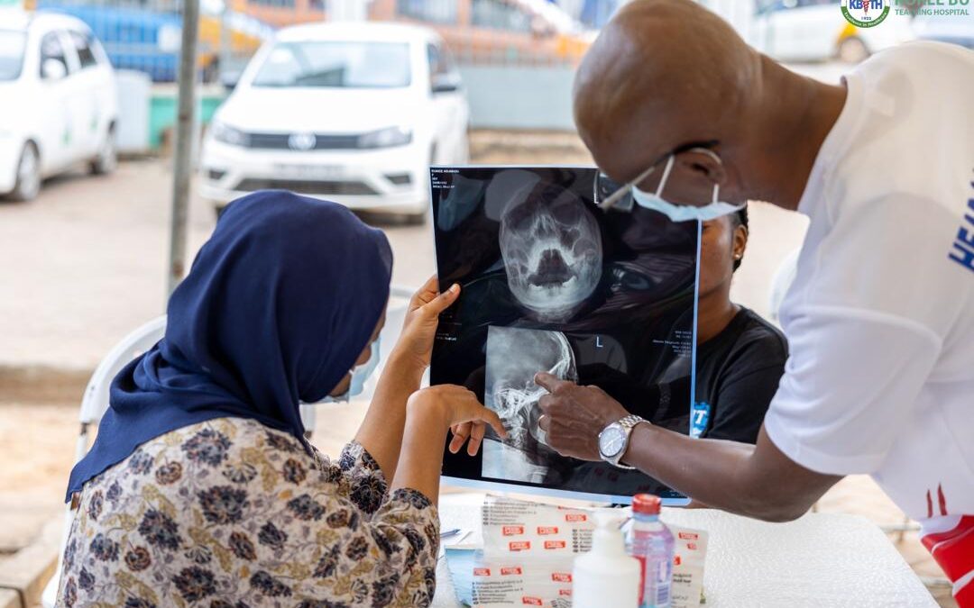 KORLE BU ENT TEAM BRINGS SMILE TO THE PEOPLE IN THE GA NORTH MUNICIPAL ASSEMBLY.