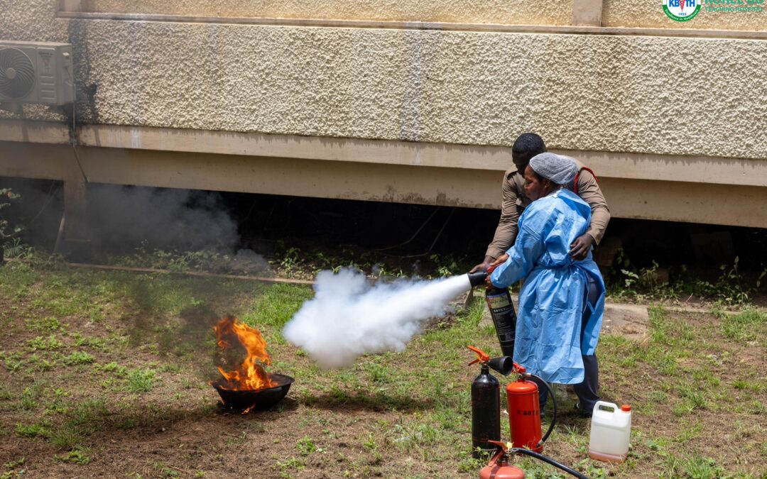 Korle Bu CSSD Staff Trained on Fire Safety and Emergency Response
