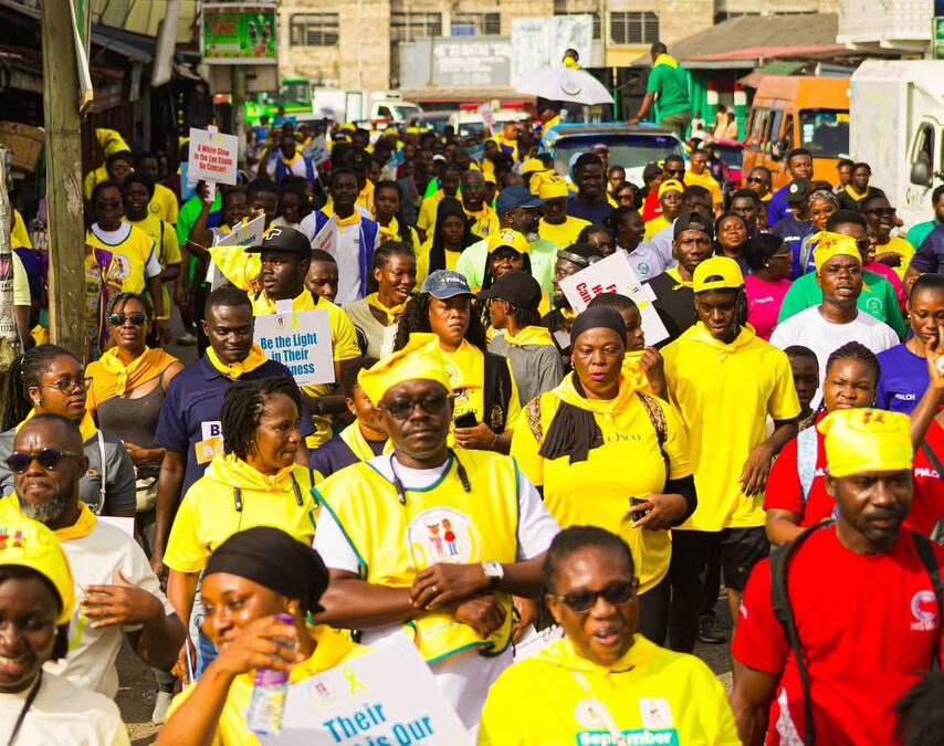 Walk for Hope for Childhood Cancer Awareness