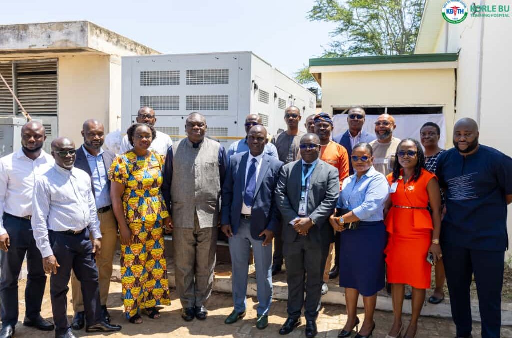 District Assemblies Common Fund (DACF) Hands Over Standby Generator to Korle Bu Teaching Hospital