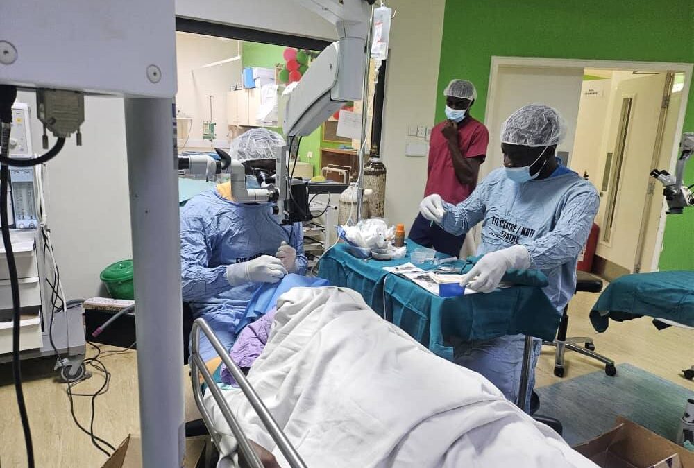 SIXTY-FOUR PATIENTS UNDERGO FREE CATARACT SURGERY AT KORLE BU EYE CENTRE