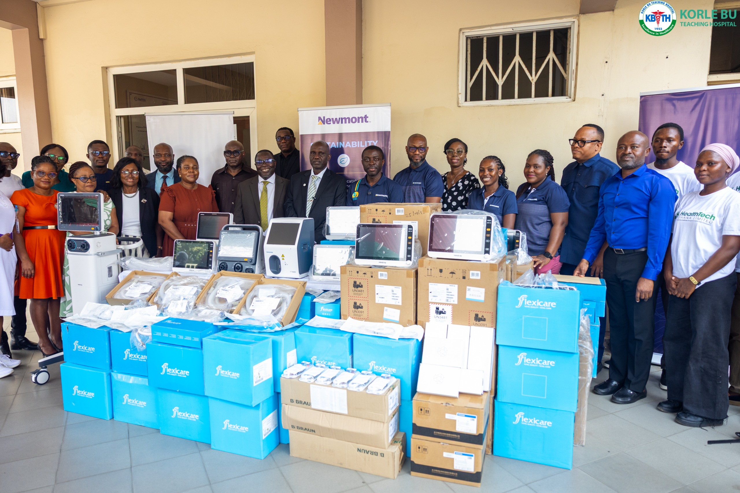 Newmont Ghana Boosts Critical Care at Korle Bu with GH¢2m Medical Equipment Donation